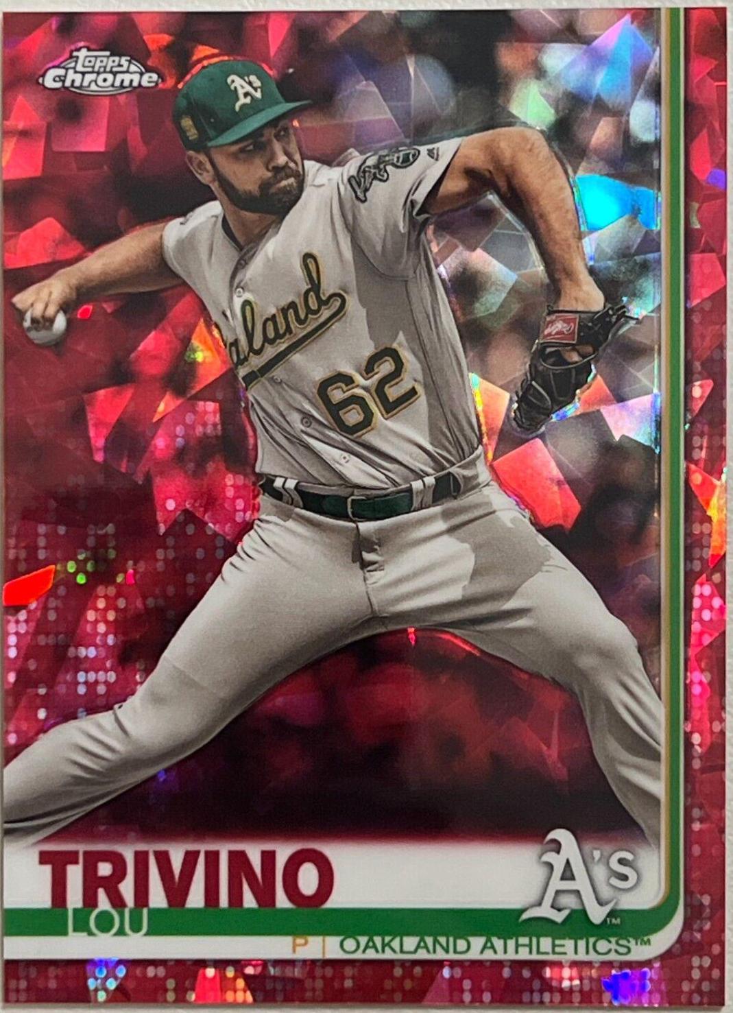 Lou Trivino [Red Refractor] #83
