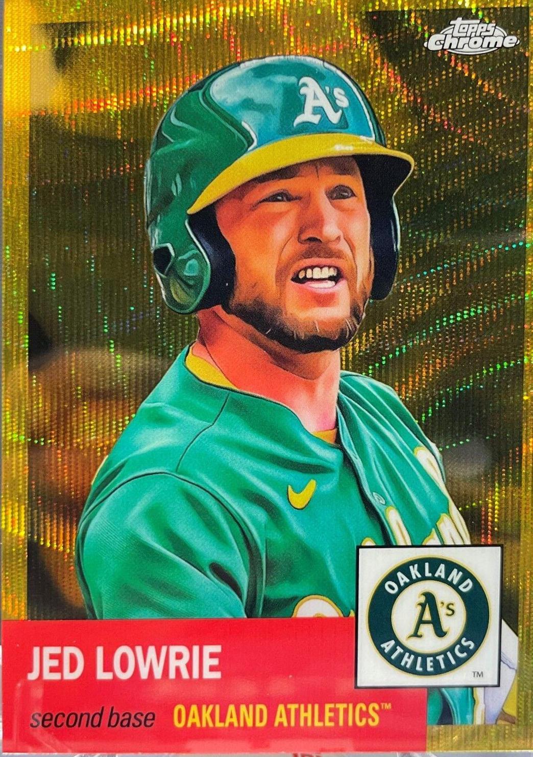 Jed Lowrie [Gold Wave Refractor] #316