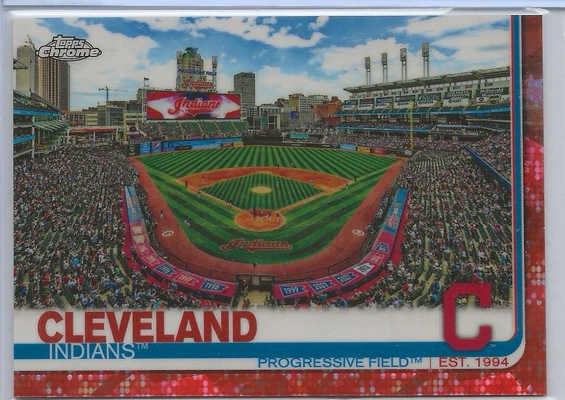 Progressive Field [Orange Refractor] #495