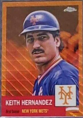 Keith Hernandez [Orange Wave Refractor] #464