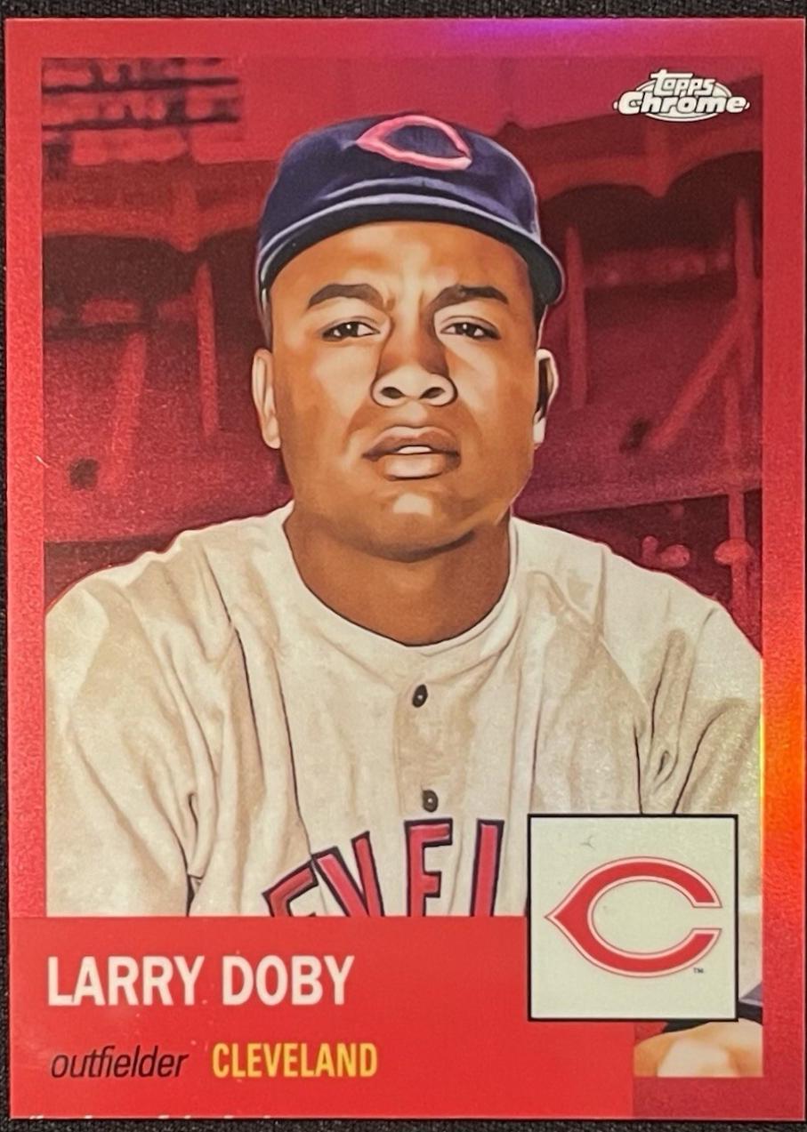 Larry Doby [Red Refractor] #270