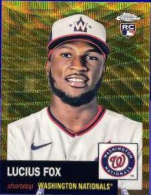 Lucius Fox [Gold Wave Refractor] #476