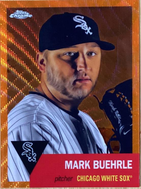 Mark Buehrle [Orange Wave Refractor] #493
