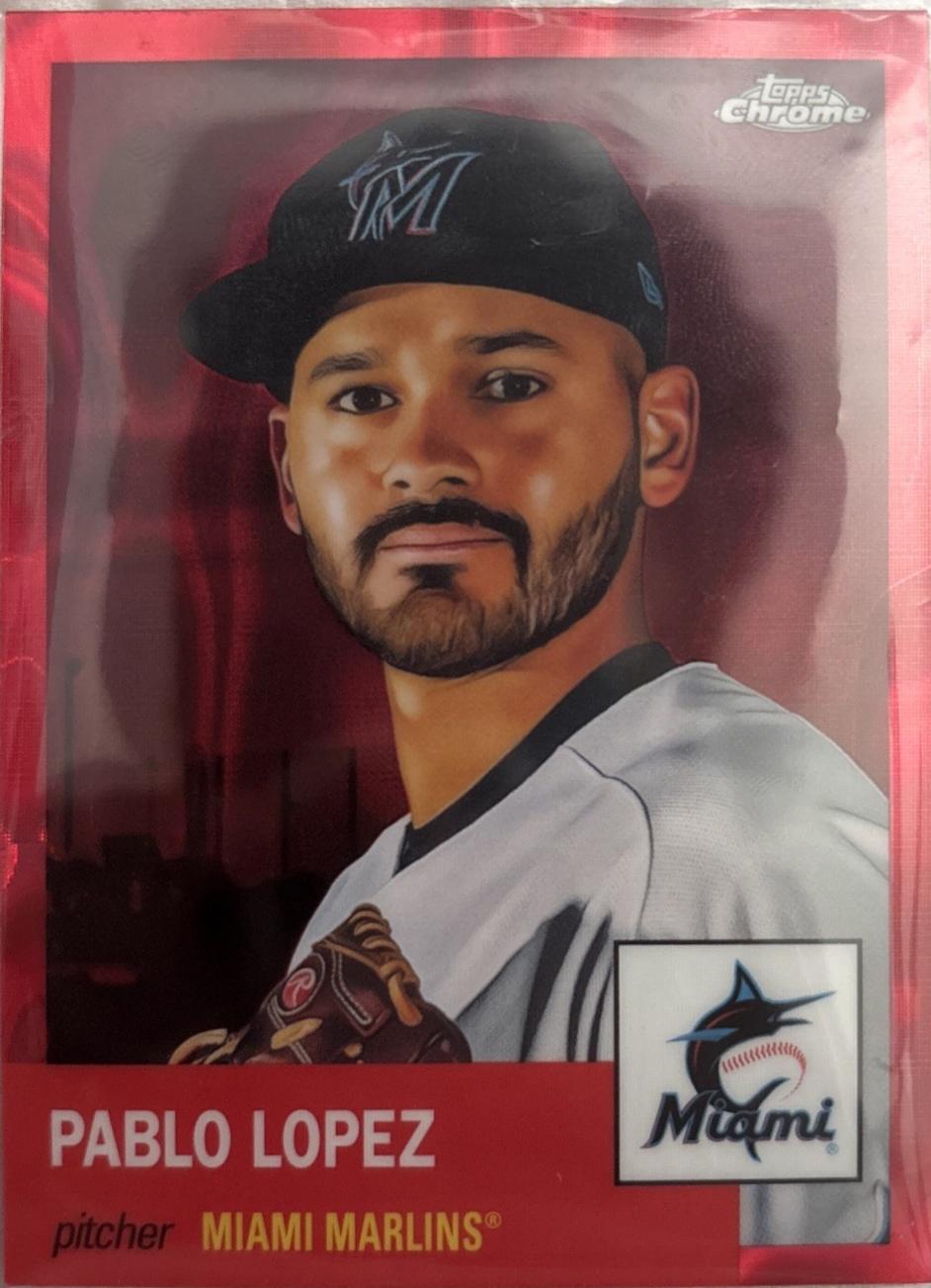 Pablo Lopez [Red Lava Refractor] #491