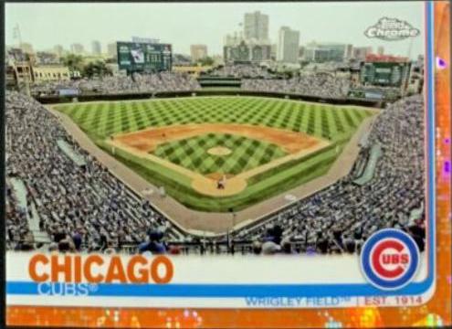 Wrigley Field [Orange Refractor] #197