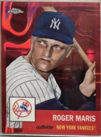Roger Maris [Red Lava Refractor] #56
