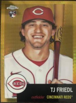 TJ Friedl [Gold Prism Refractor] #158