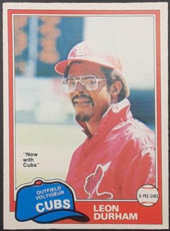 Leon Durham [Gray Back] #321