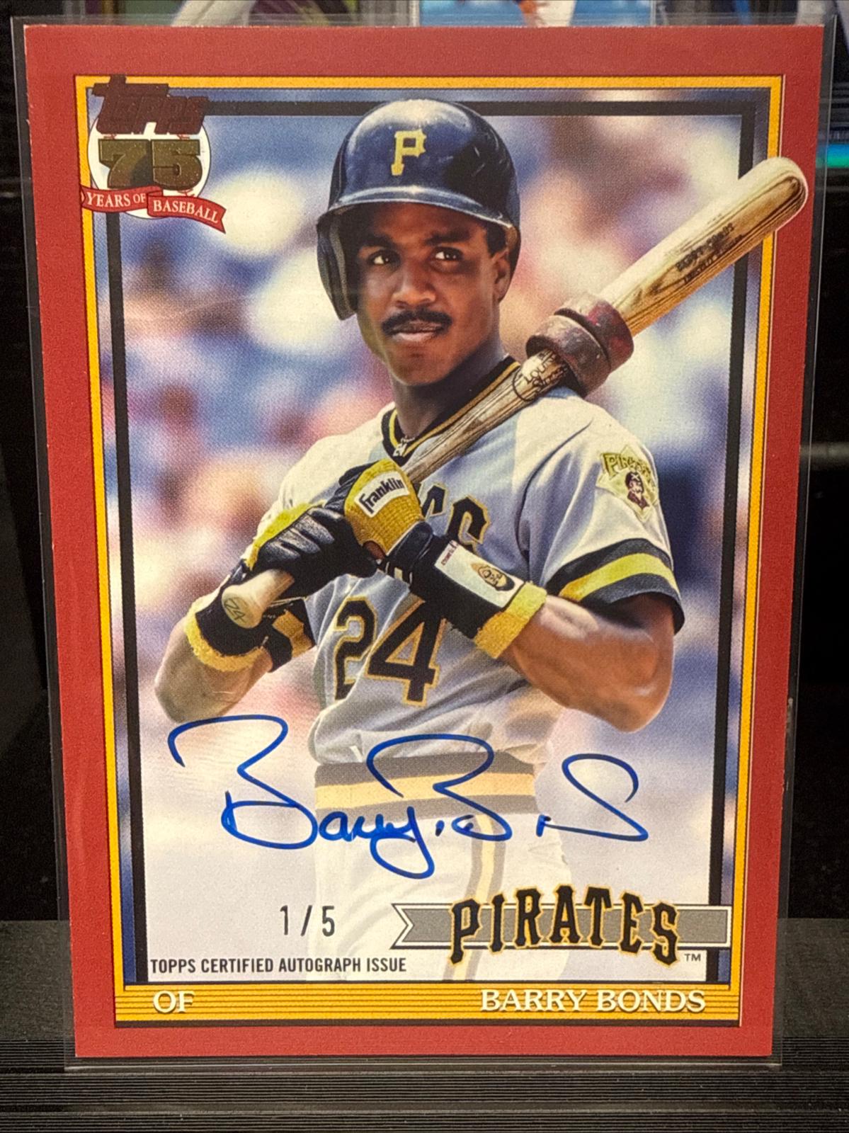 Barry Bonds [Red] #91A-BAR