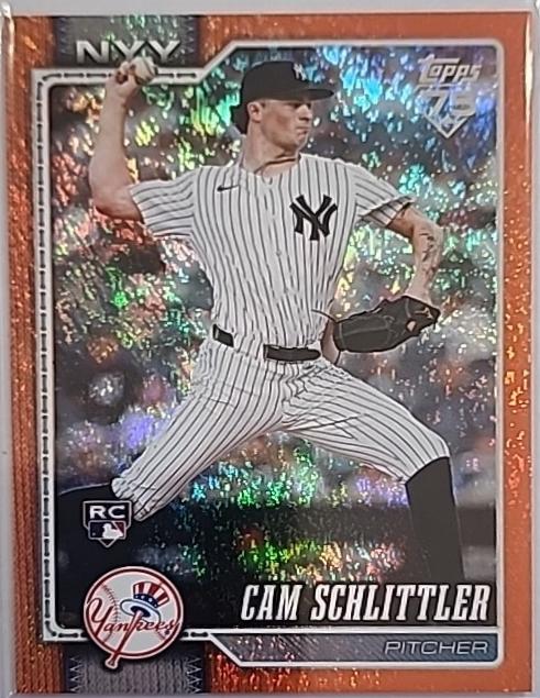 Cam Schlittler [Orange Sandglitter] #111