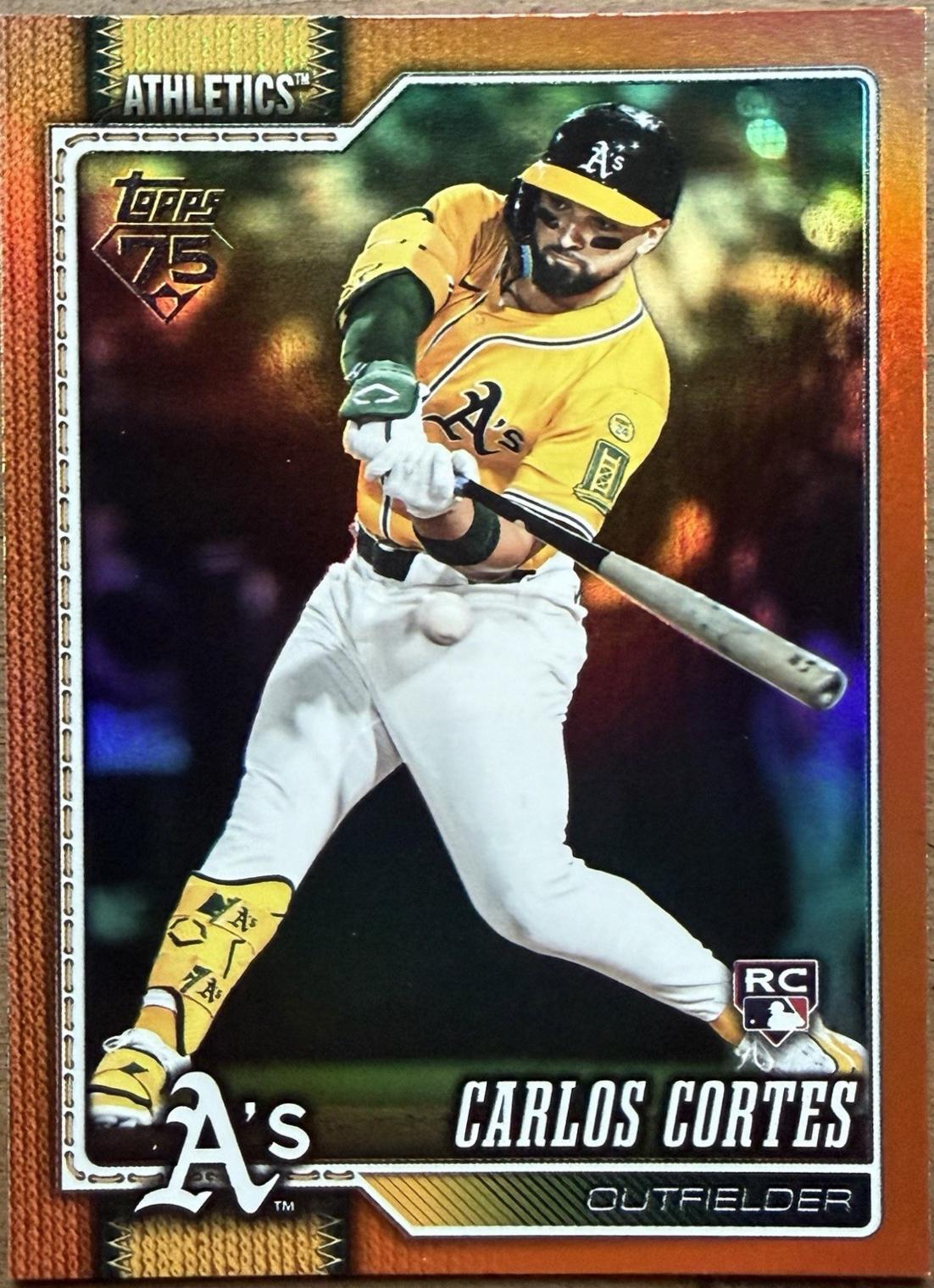 Carlos Cortes [Orange Rainbow] #249