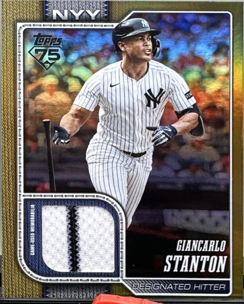 Giancarlo Stanton [Gold Sandglitter] #341