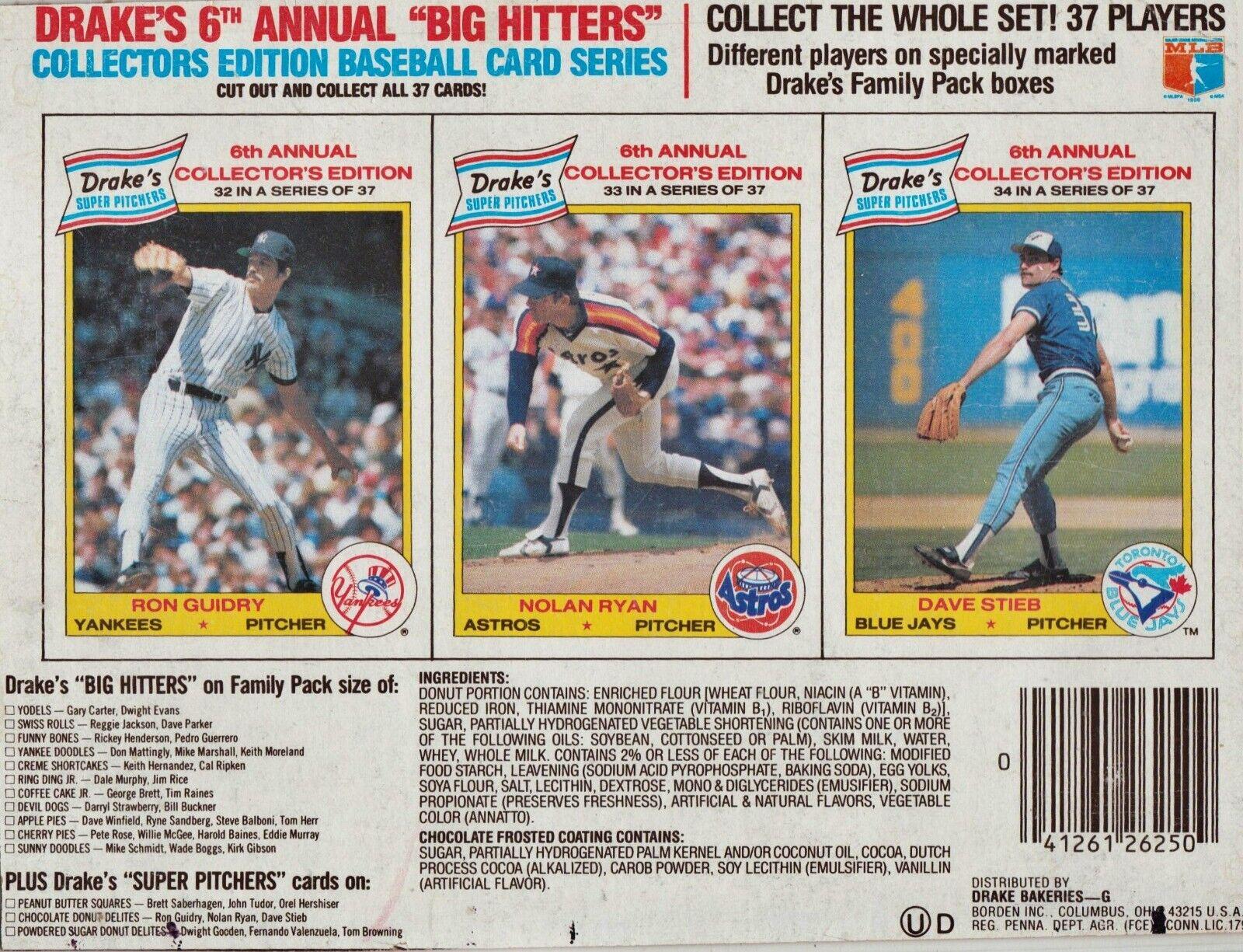 Dave Stieb, Nolan Ryan, Ron Guidry [Hand Cut Panel]
