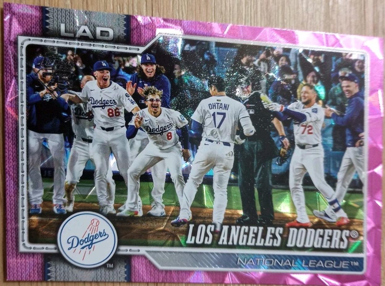 Los Angeles Dodgers [Pink Diamante] #256