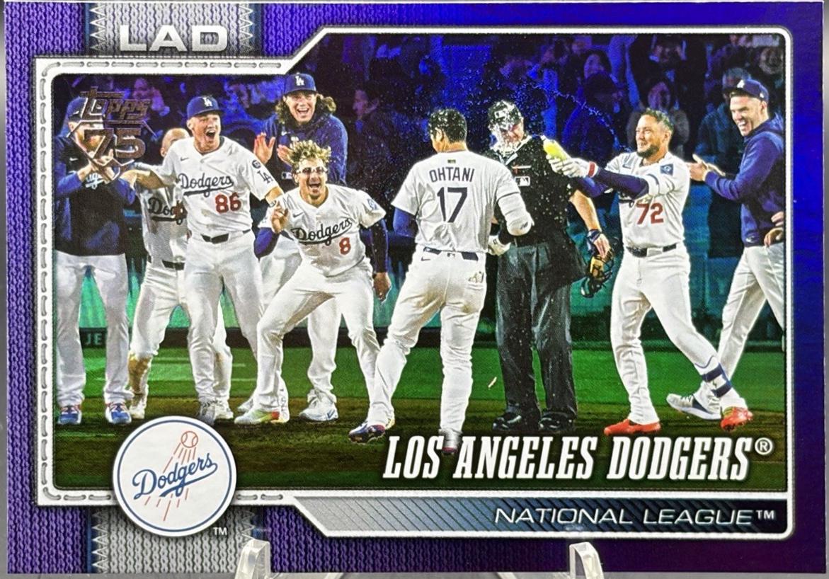 Los Angeles Dodgers [Purple Rainbow] #256