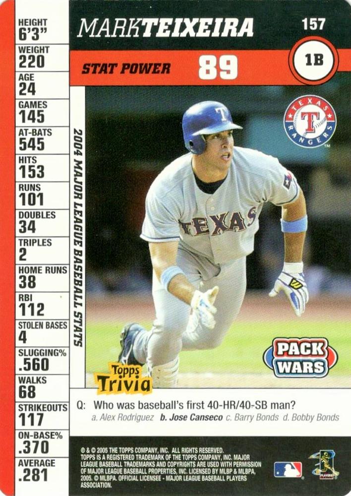 Mark Teixeira #157