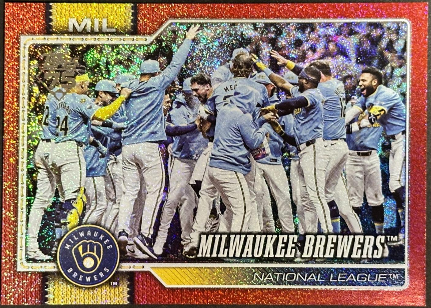 Milwaukee Brewers [Red Sandglitter] #107