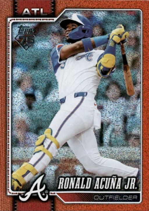 Ronald Acuna Jr. [Orange Sandglitter] #50