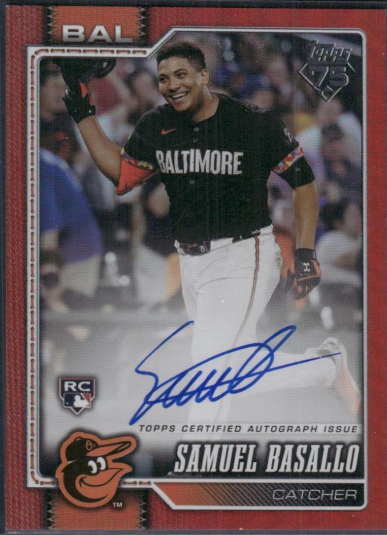 Samuel Basallo [Red 1952 Variation Autograph] #104