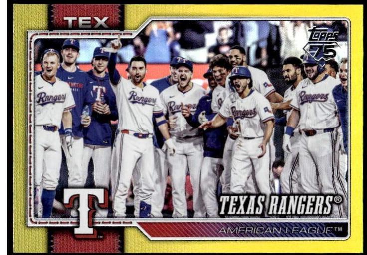 Texas Rangers [Yellow Rainbow] #258