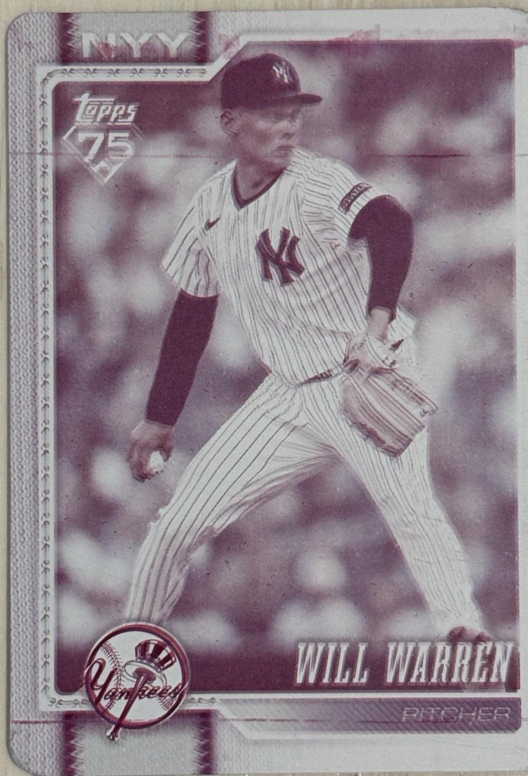 Will Warren [Printing Plate] #176