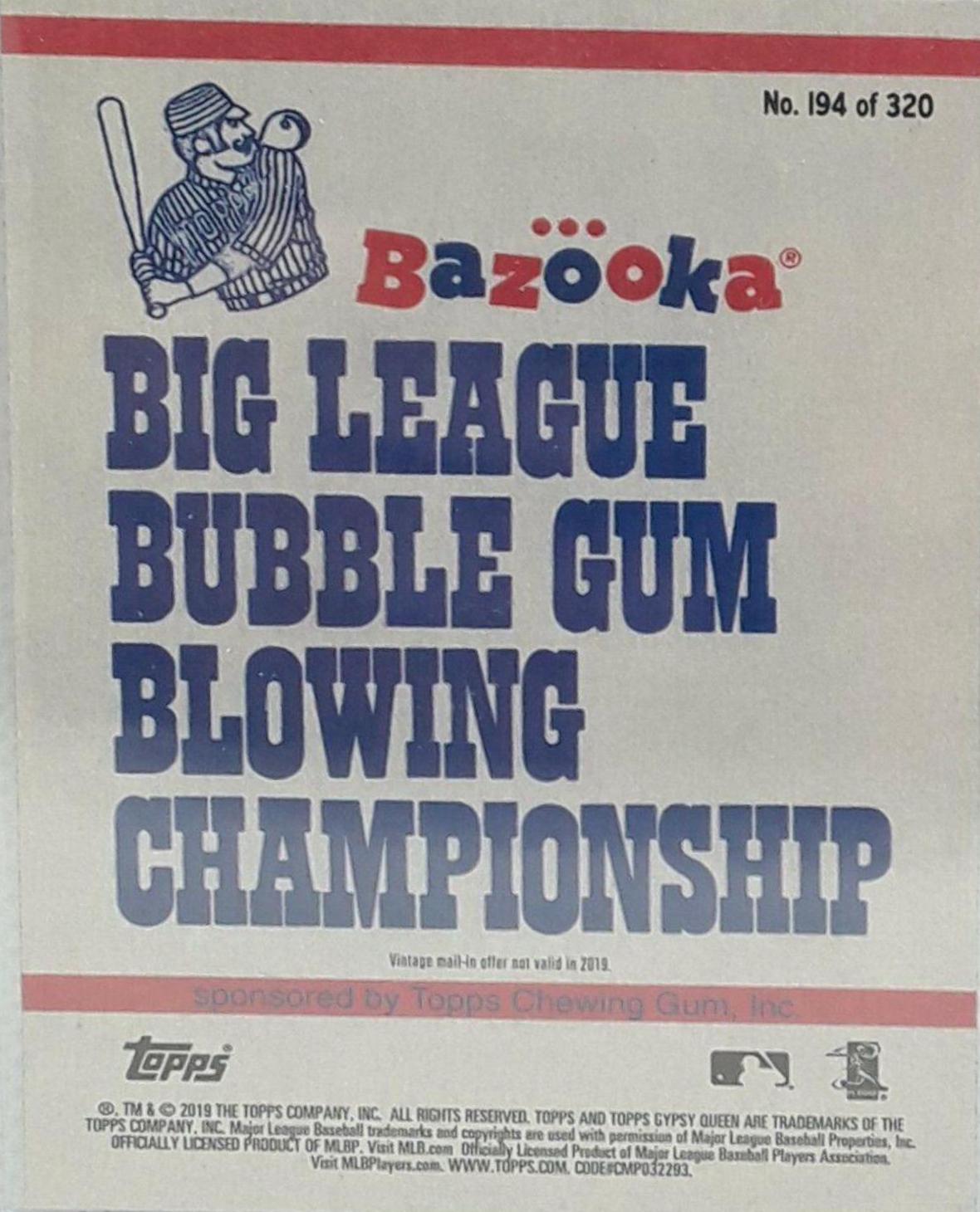 Jeremy Jeffress [Bazooka Back] #194