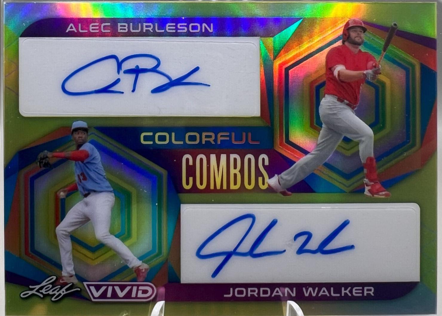 Alec Burleson / Jordan Walker [Yellow] #CC-2