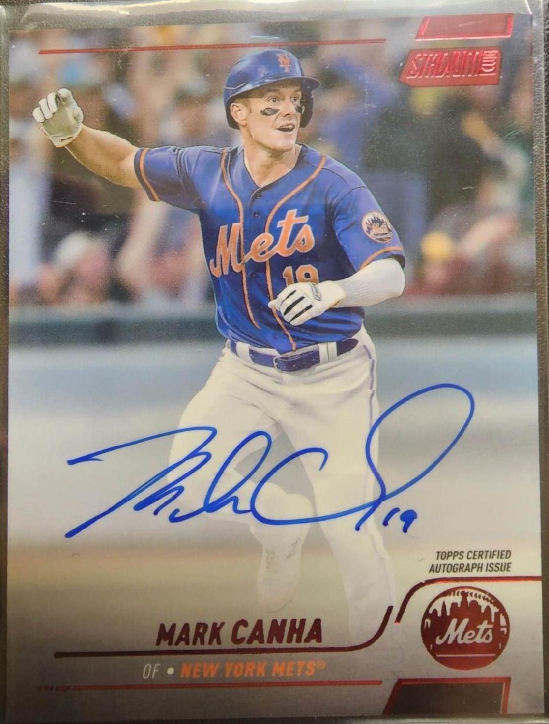Mark Canha [Red Foil] #SCBA-MCA