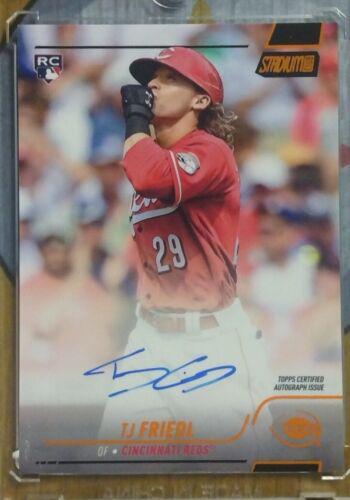 TJ Friedl [Orange Foil] #SCBA-TF