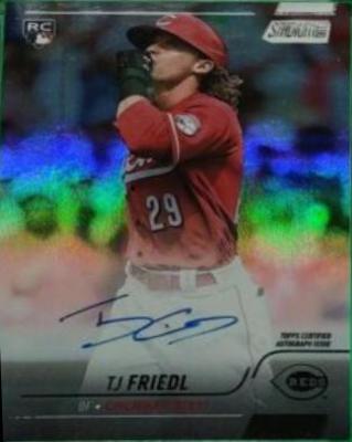 TJ Friedl [Rainbow Foil] #SCBA-TF