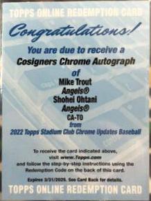 Shohei Ohtani, Mike Trout #CA-TO