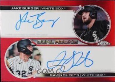 Gavin Sheets, Jake Burger [Red] #DRA-BS