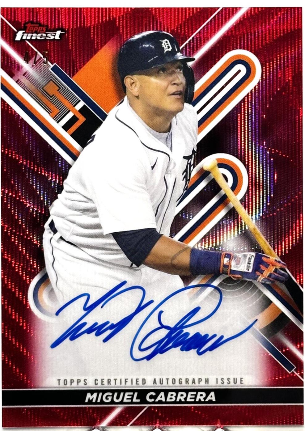 Miguel Cabrera [Red Wave] #FA-MC
