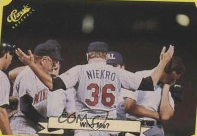 Joe Niekro [Yellow Back] #120