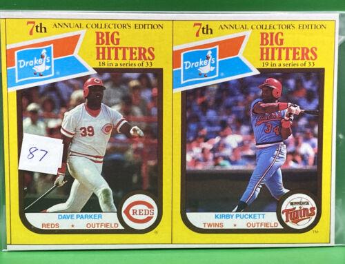 Dave Parker, Kirby Puckett [Hand Cut Panel]