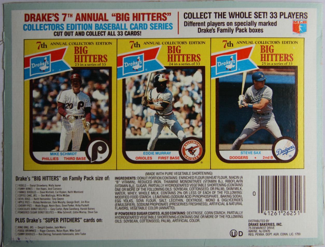 Eddie Murray, Mike Schmidt [Hand Cut Panel]