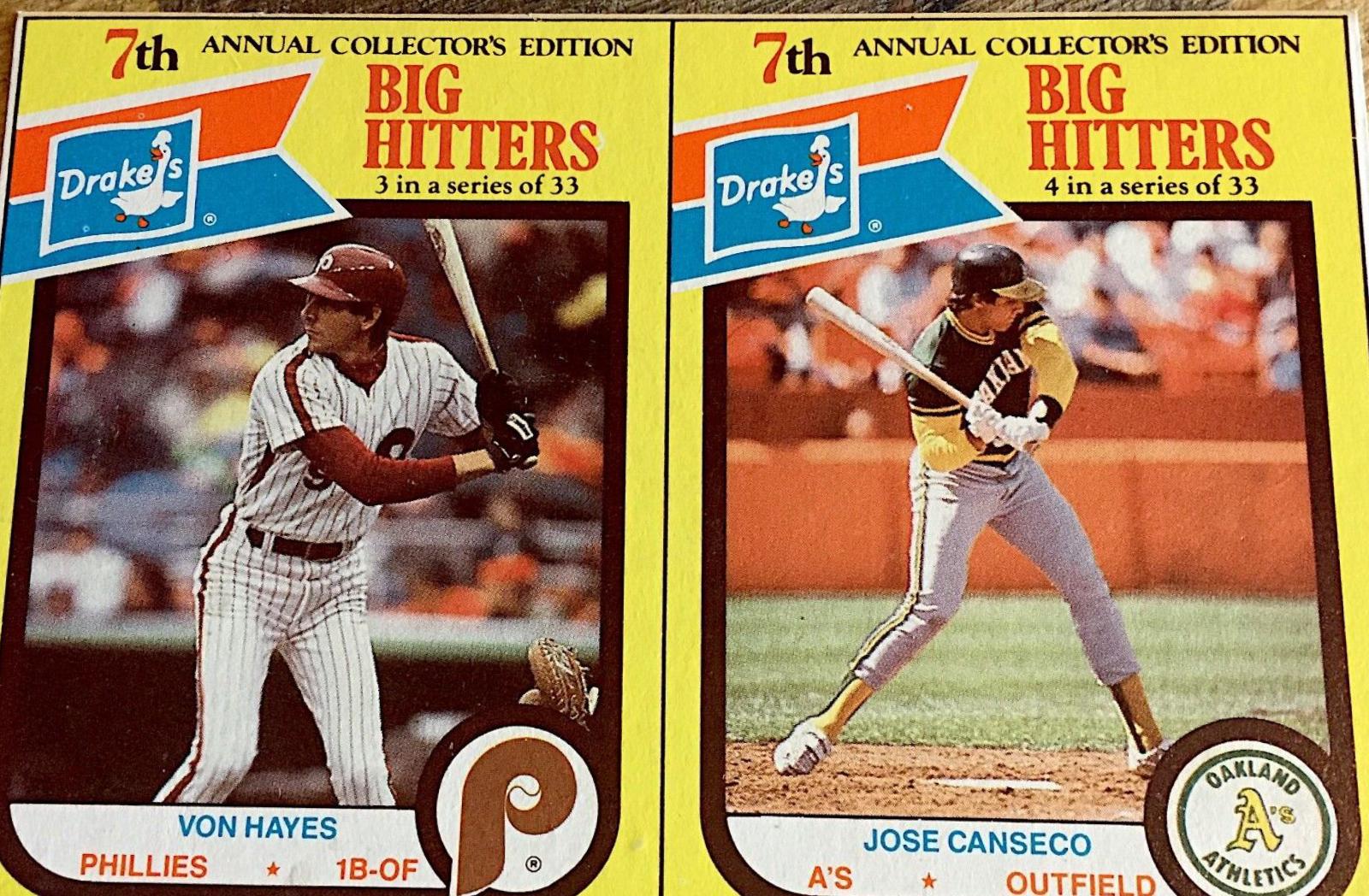 Jose Canseco, Von Hayes [Hand Cut Panel]