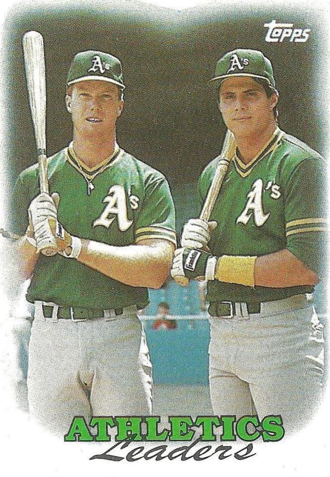 A's Leaders: McGwire, Canseco #759
