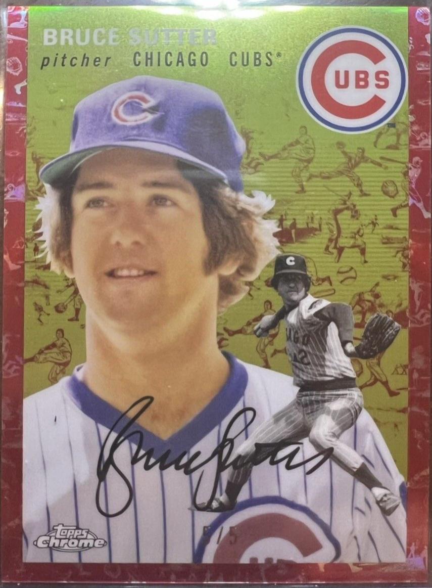 Bruce Sutter [Cream Red Refractor] #419