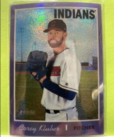 Corey Kluber [Chrome Purple Refractor] #THC-448
