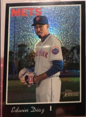 Edwin Diaz [Chrome Black Refractor] #THC-451