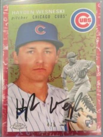 Hayden Wesneski [Cream Red Refractor] #157