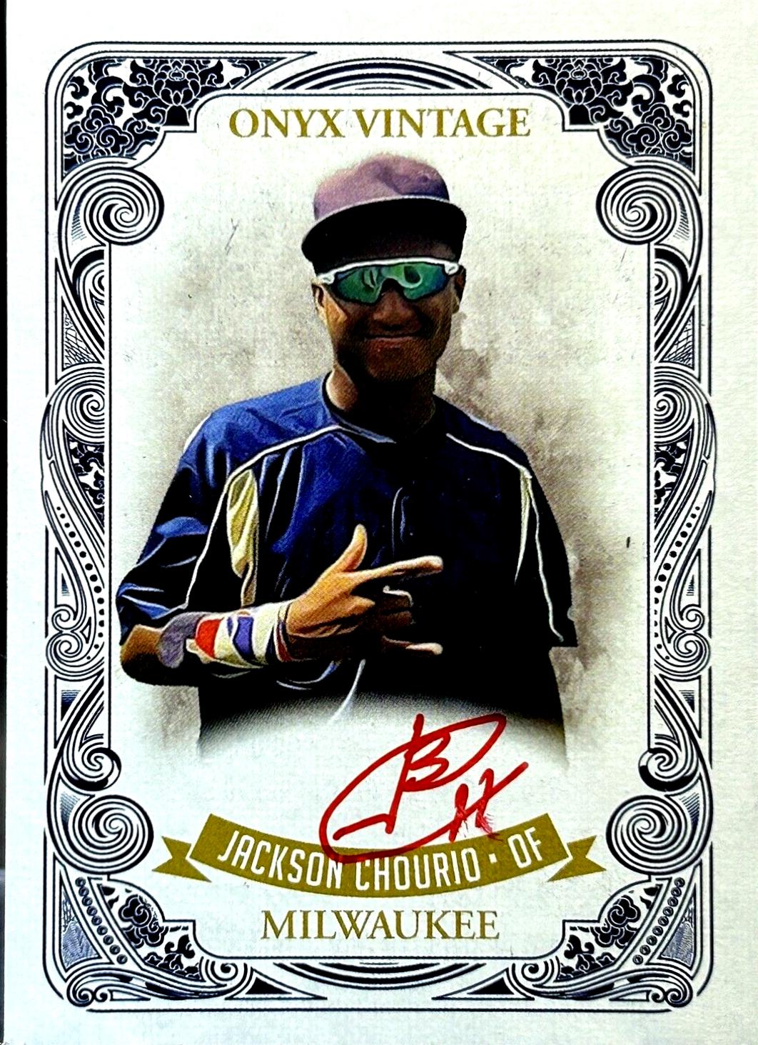 Jackson Chourio [Signatures Red] #VAJC
