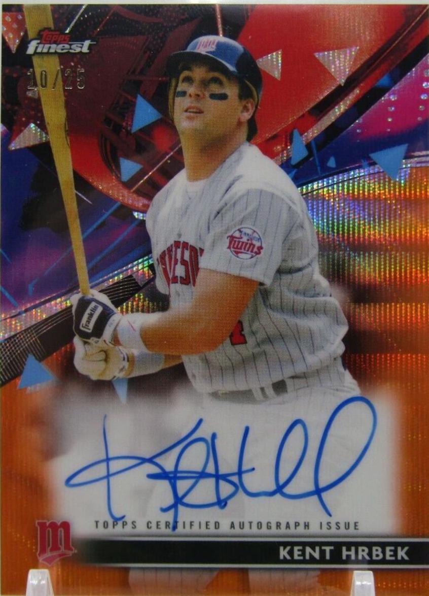 Kent Hrbek [Orange Wave Refractor] #FA-KH