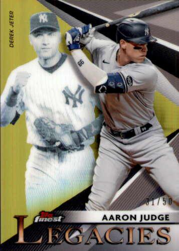 Aaron Judge, Derek Jeter [Gold Refractor] #FL-AJ