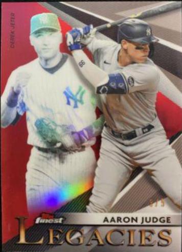 Aaron Judge, Derek Jeter [Red Refractor] #FL-AJ