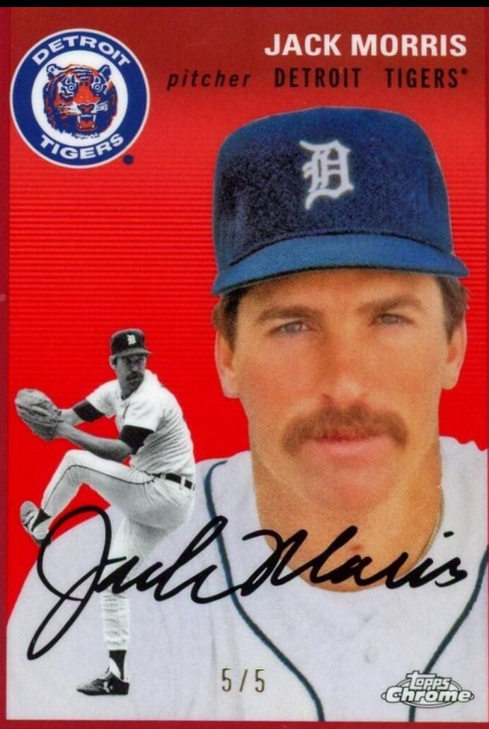 Jack Morris [Cream Red Refractor] #389