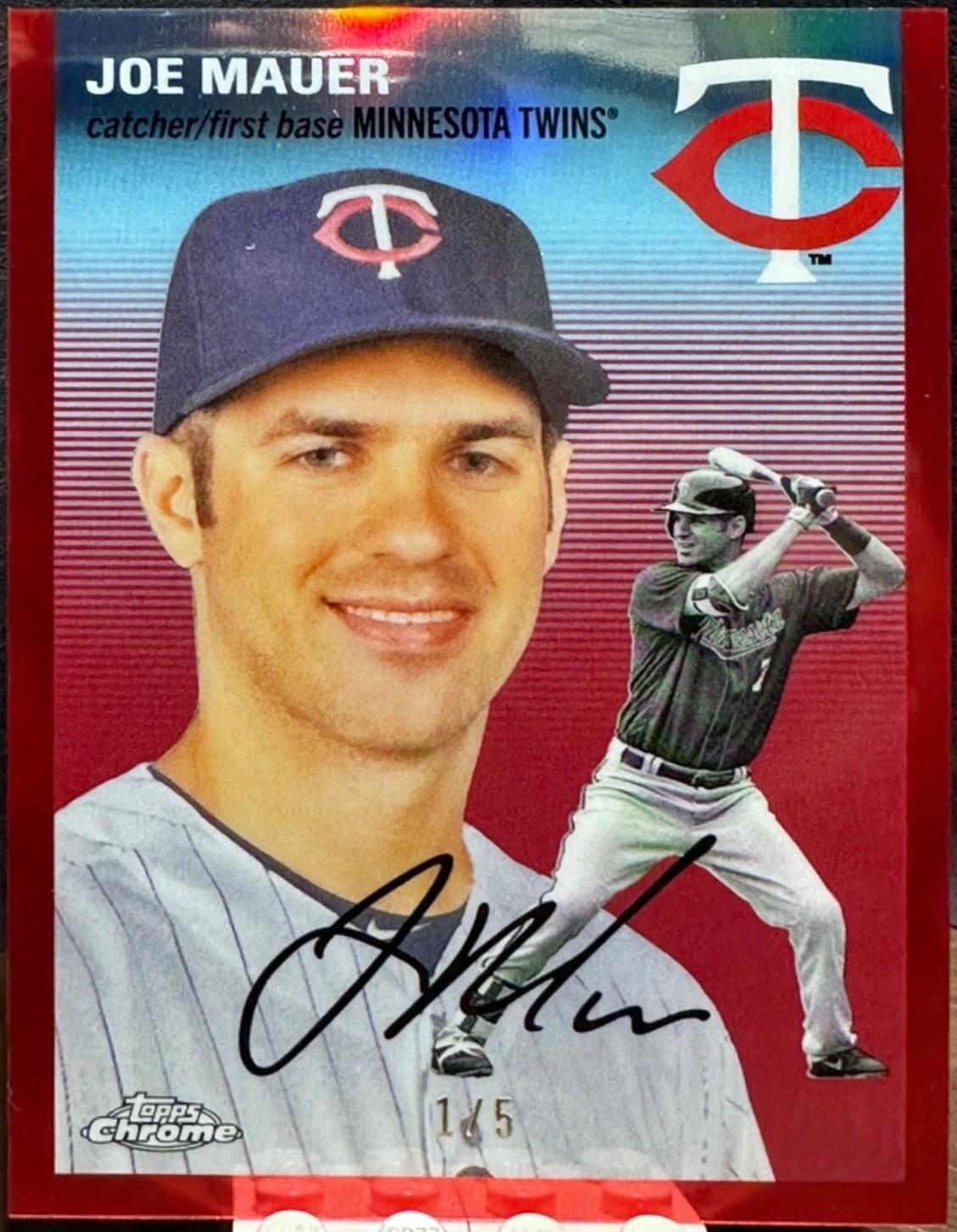 Joe Mauer [Red Refractor] #429