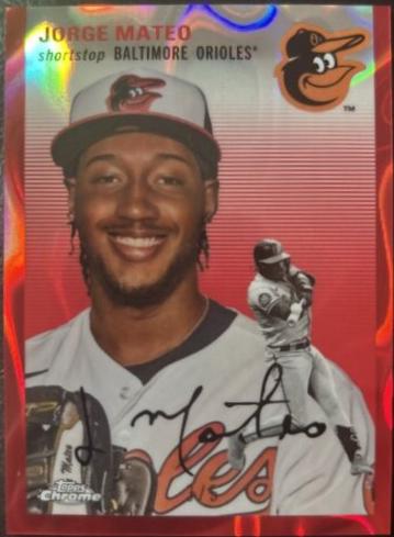 Jorge Mateo [Red Lava Refractor] #269