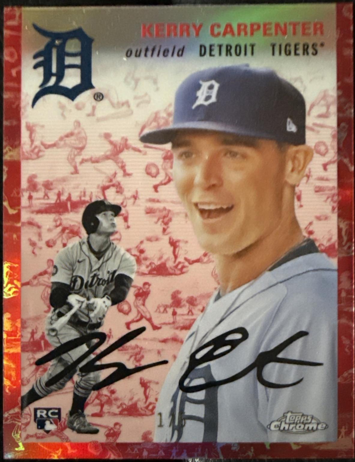 Kerry Carpenter [Cream Red Refractor] #69